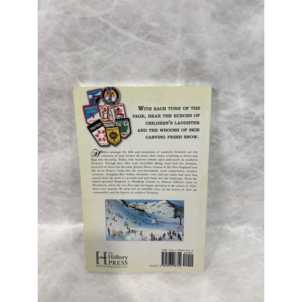 Lost Ski Areas of Southern Vermont Jeremy K Davis History Press Paperback Book